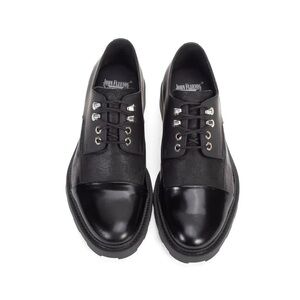 Quinn black leather Oxfords M8/W10